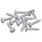 vidaXL Ξυλοβίδες 12 τεμ. Ασημί M3,5 x 20 mm Ατσάλι
