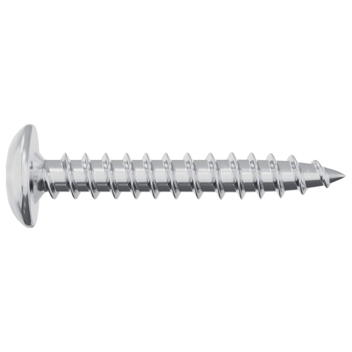vidaXL Ξυλοβίδες 2 τεμ. Ασημί M4 x 25 mm Ατσάλι
