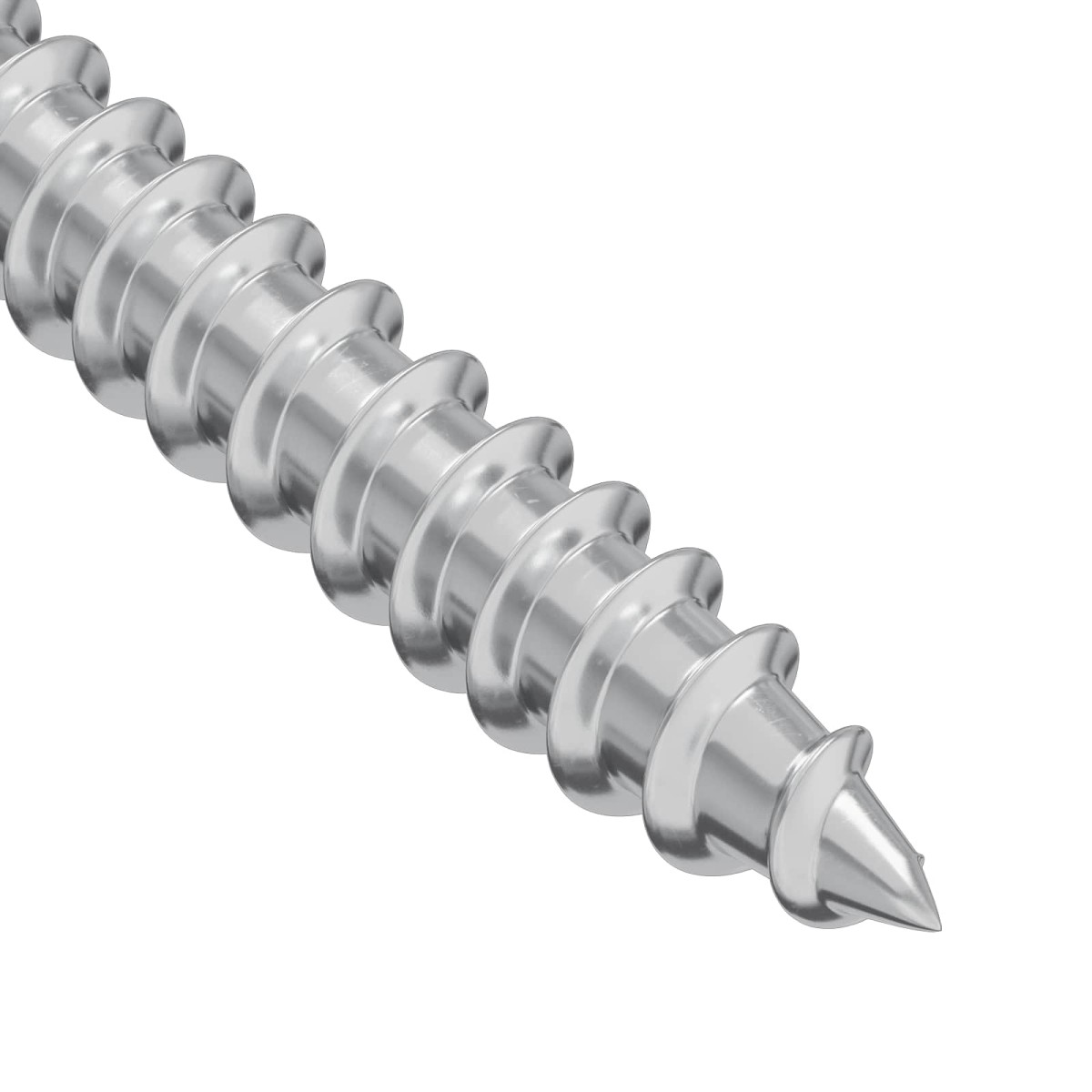 vidaXL Ξυλοβίδες 2 τεμ. Ασημί M4 x 25 mm Ατσάλι