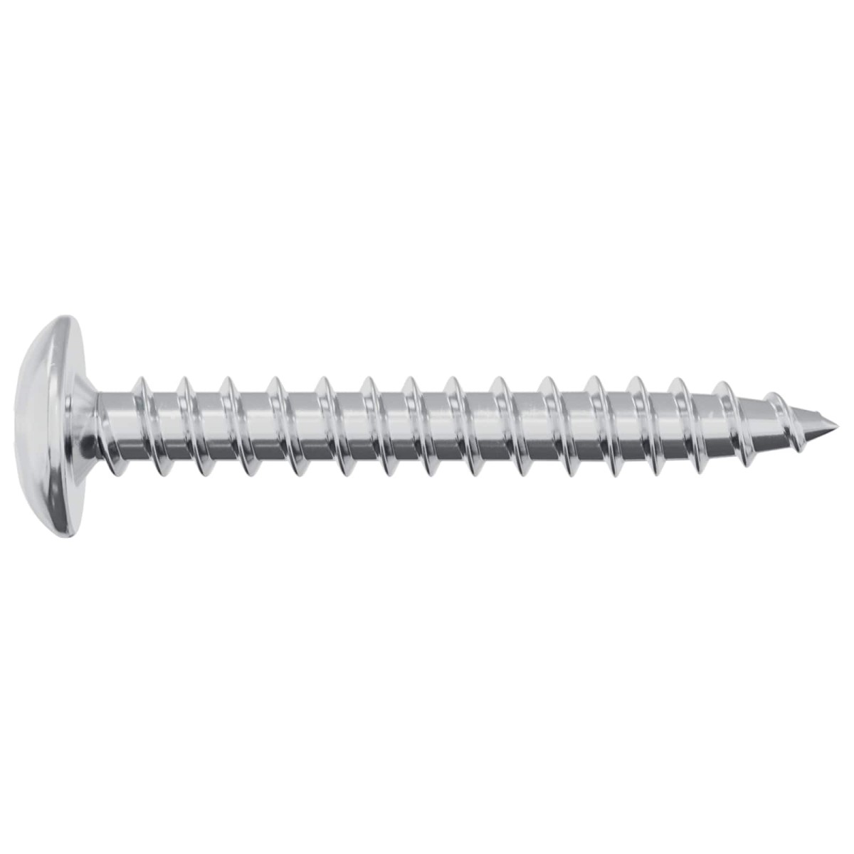 vidaXL Ξυλοβίδες 12 τεμ. Ασημί M4 x 28 mm Ατσάλι