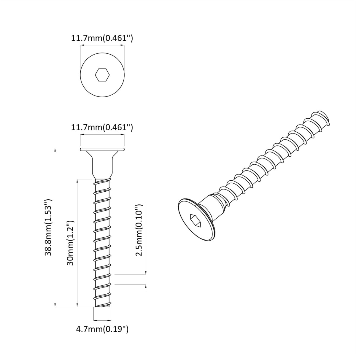 vidaXL Βίδα Κεφαλής Σockets 12 τμχ. Μαύρο M5 x 40 mm Σίδερο