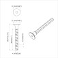 vidaXL Βίδα Κεφαλής Σockets 12 τμχ. Μαύρο M5 x 40 mm Σίδερο