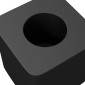 vidaXL Κρατητής Συρταριού 6792 τμχ. Μαύρο 15 x 15 x 15mm PP Κοπλυμερές