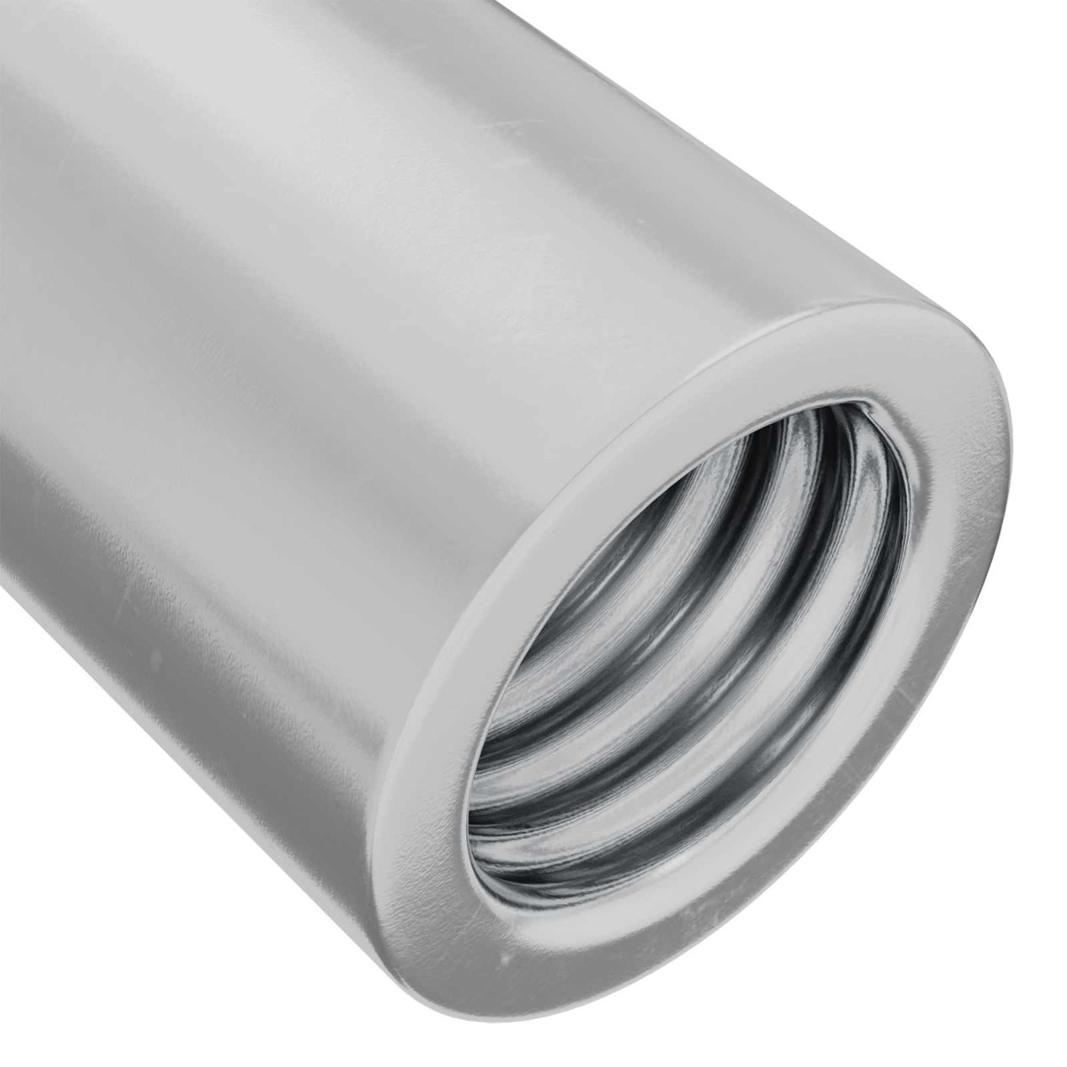 vidaXL Παξιμάδι Κλειδώματος 12 τμχ. Ασημί M6 x 25 mm Ατσάλι