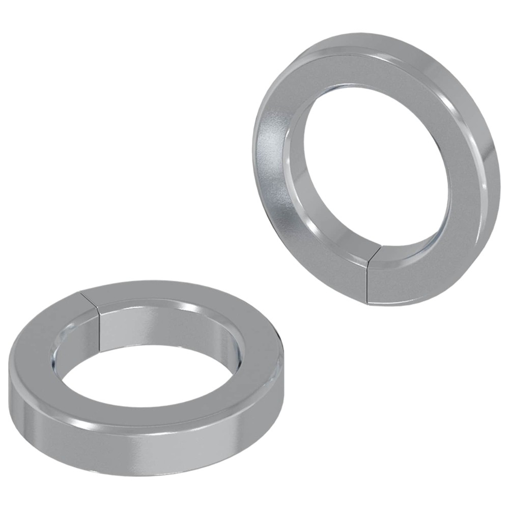 vidaXL Ελατήριο Πλυντηρίου 2 τμχ. Λευκό 13 x 1 mm Σίδερο