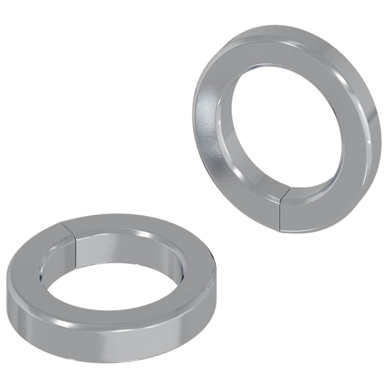 vidaXL Ελατήριο Πλυντηρίου 2 τμχ. Λευκό 13 x 1 mm Σίδερο