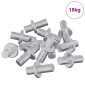 vidaXL Στήριγμα Ραφιού 4500 τμχ. Ασημί 8,6 x 8,6 x 14,6 mm Ατσάλι