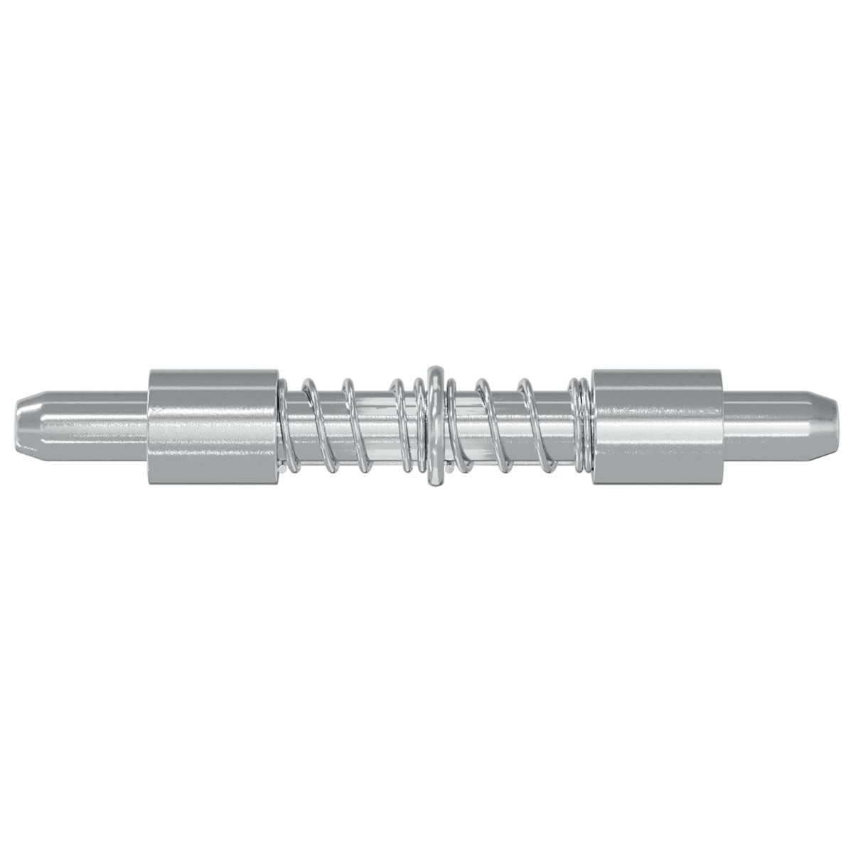 vidaXL Κλείστρο 2 τμχ. Ασημί 46 x 17 x 1,2 mm Ατσάλι