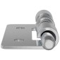 vidaXL Κλείστρο 12 τμχ. Ασημί 46 x 17 x 1,2 mm Ατσάλι
