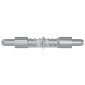 vidaXL Κλείστρο 12 τμχ. Ασημί 46 x 17 x 1,2 mm Ατσάλι