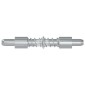 vidaXL Κλείστρο 12 τμχ. Ασημί 46 x 17 x 1,2 mm Ατσάλι