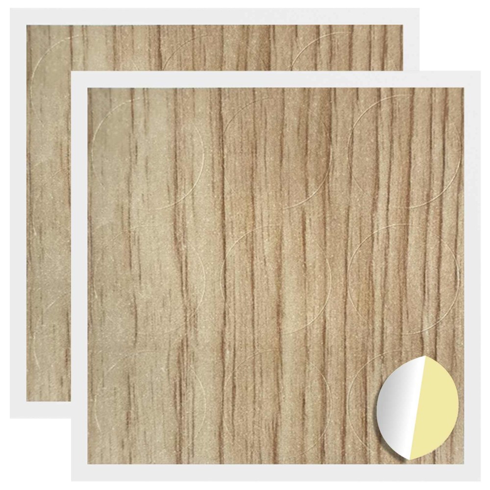 vidaXL Αυτοκόλλητη Κάλυψη Βιδών 2 τμχ. Artisan Oak Ø 20 x 0,5 mm