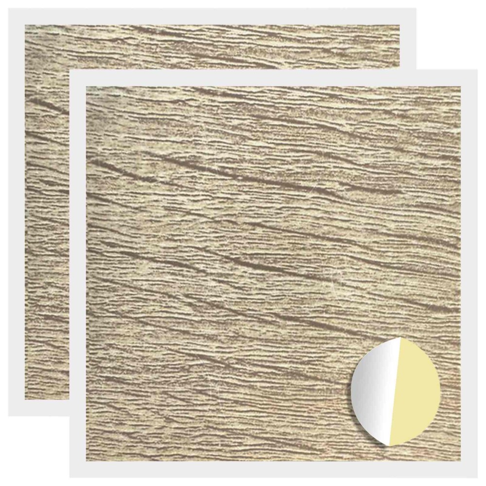 vidaXL Αυτοκόλλητη Κάλυψη Βιδών 2 τμχ. Δρύς Sonoma Ø 20 x 0,5 mm