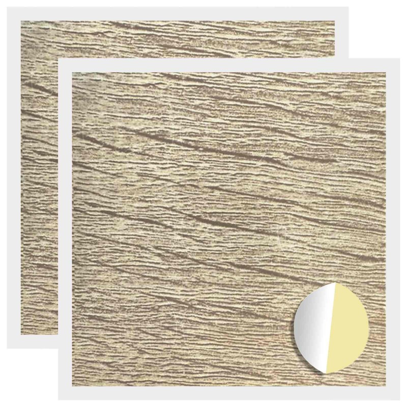 vidaXL Αυτοκόλλητη Κάλυψη Βιδών 2 τμχ. Δρύς Sonoma Ø 20 x 0,5 mm