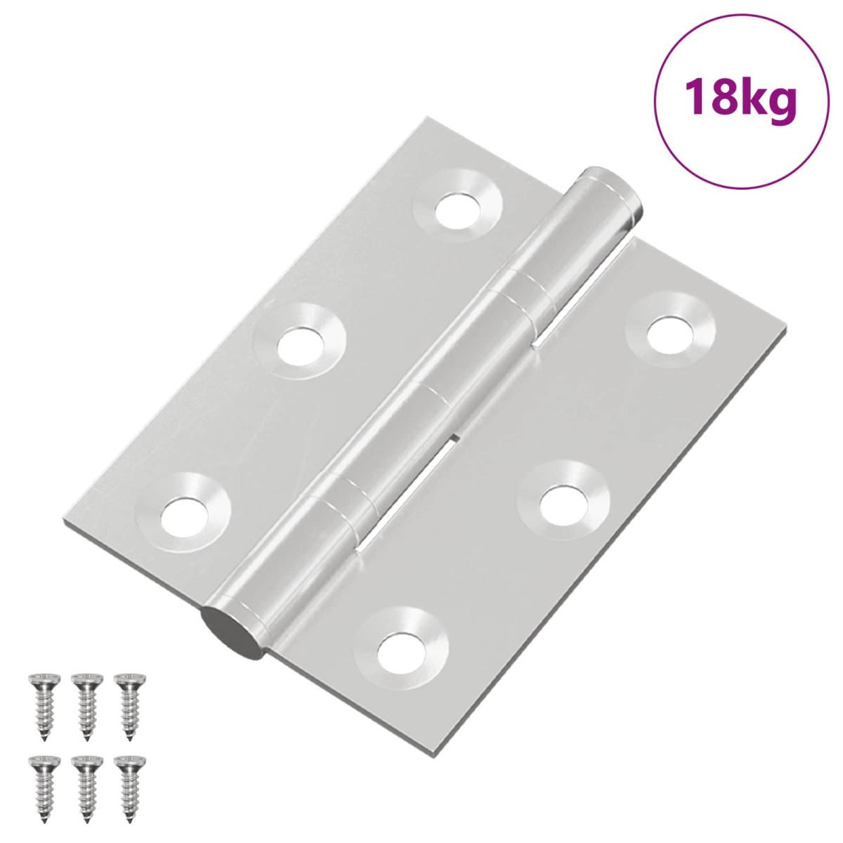 vidaXL Άξονας 720 τμχ. Ασημί 50 x 38 x 1,3 χλστ Ατσάλι