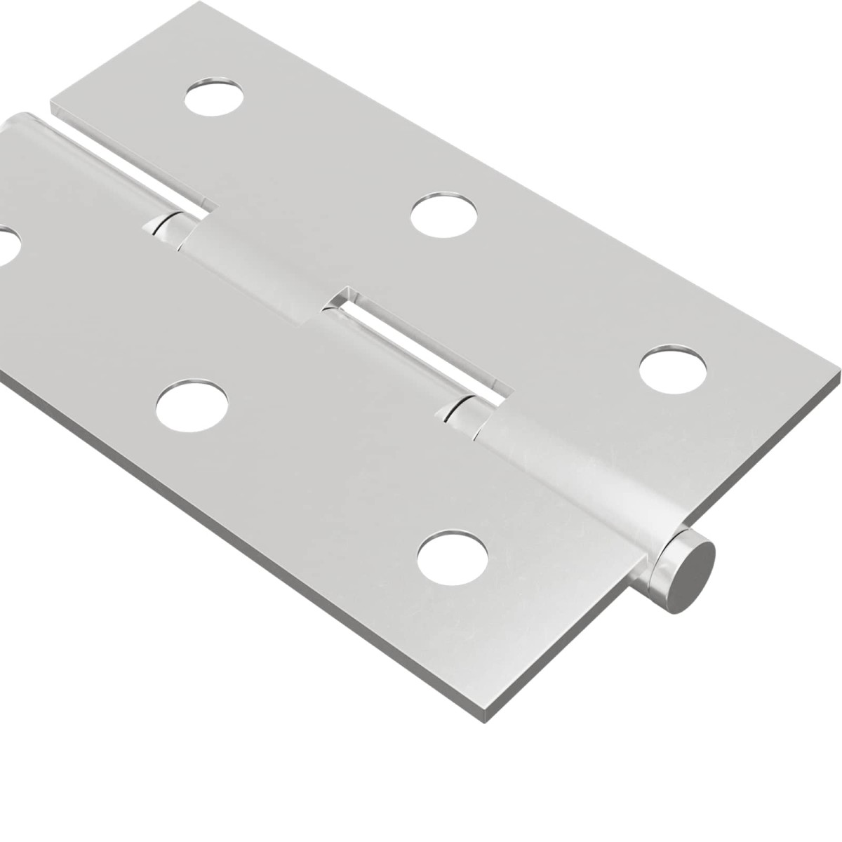 vidaXL Άξονας Μονόχρωμο 2 τμχ. Ασημί 58 x 35 x 1 mm Ατσάλι