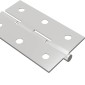vidaXL Άξονας Μονόχρωμο 12 τμχ. Ασημί 58 x 35 x 1 mm Ατσάλι
