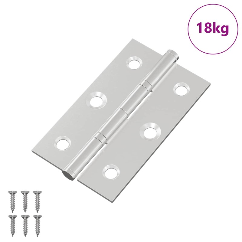 vidaXL Άξονας Μονόχρωμο 899 τμχ. Ασημί 58 x 35 x 1 mm Ατσάλι