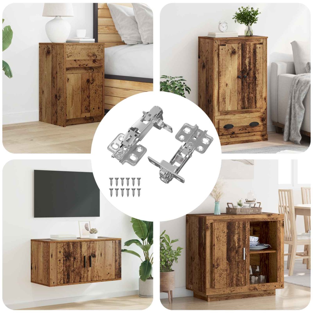 vidaXL Άξονας 2 τμχ. Νίκελ 139 x 64,1 x 10 χλμ Σίδερο