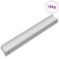 vidaXL Λαβή Μονόχρωμο 828 τμχ. Ασημί 105.7 x 7.4 x 15.5 mm Αλουμίνιο