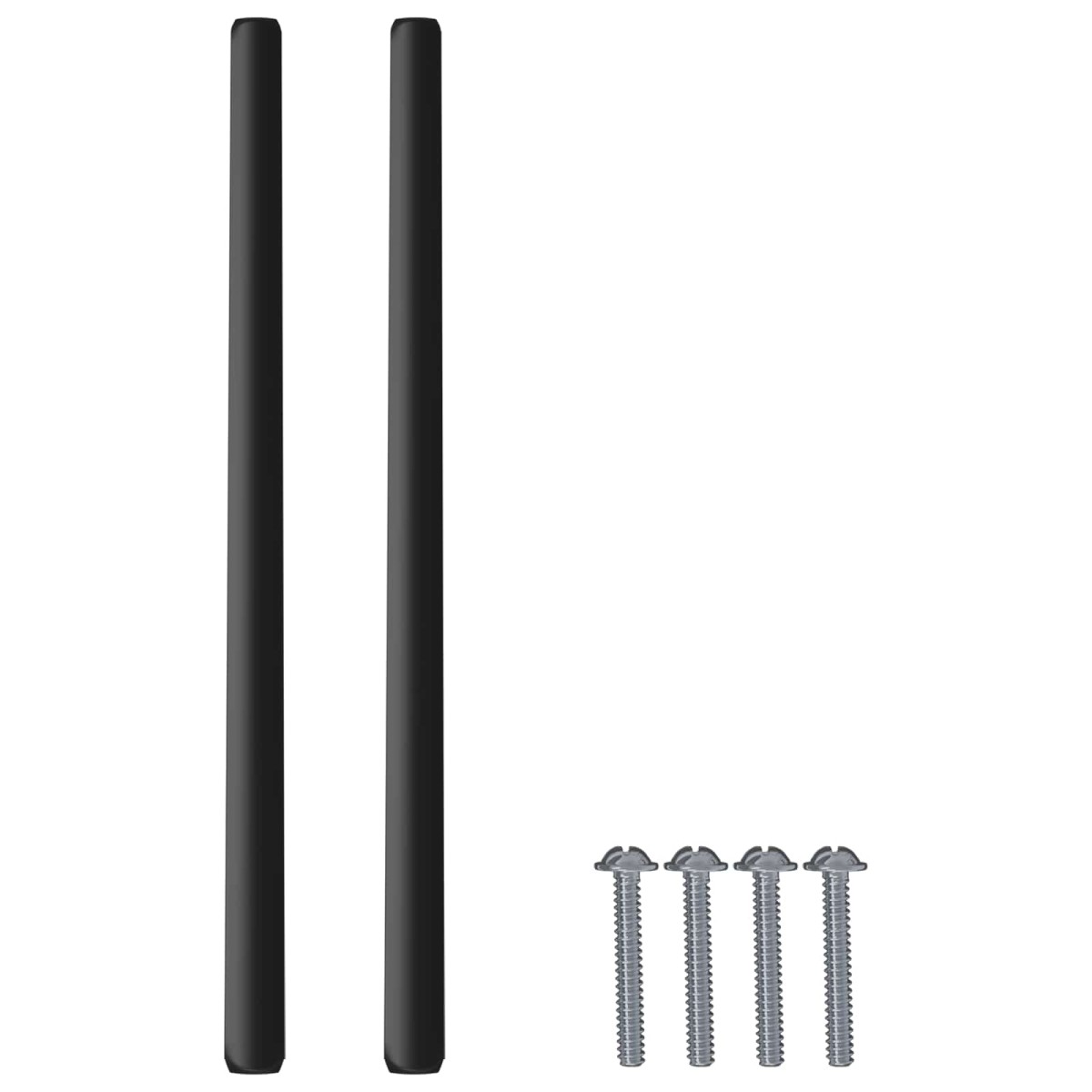 vidaXL Λαβή 973 τμχ. Μαύρο 106 x 7,4 x 15,5 mm Αλουμίνιο