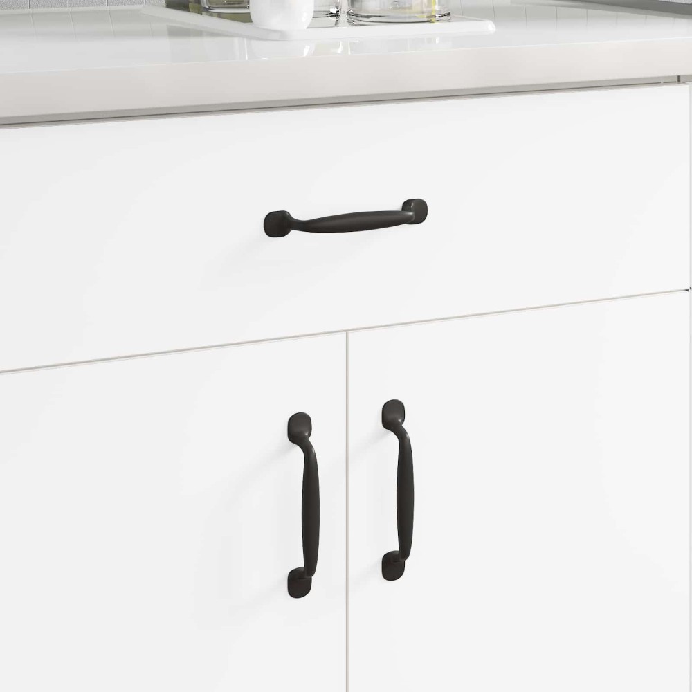 vidaXL Χειριστήριο Επίπλου 250 τμχ. Μαύρο 130 x 19,4 x 22,3 χιλ.