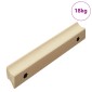 vidaXL Ευθεία Λαβή 587 τμχ. Φυσικό Χρώμα Ξύλου 130 x 25 x 30 mm