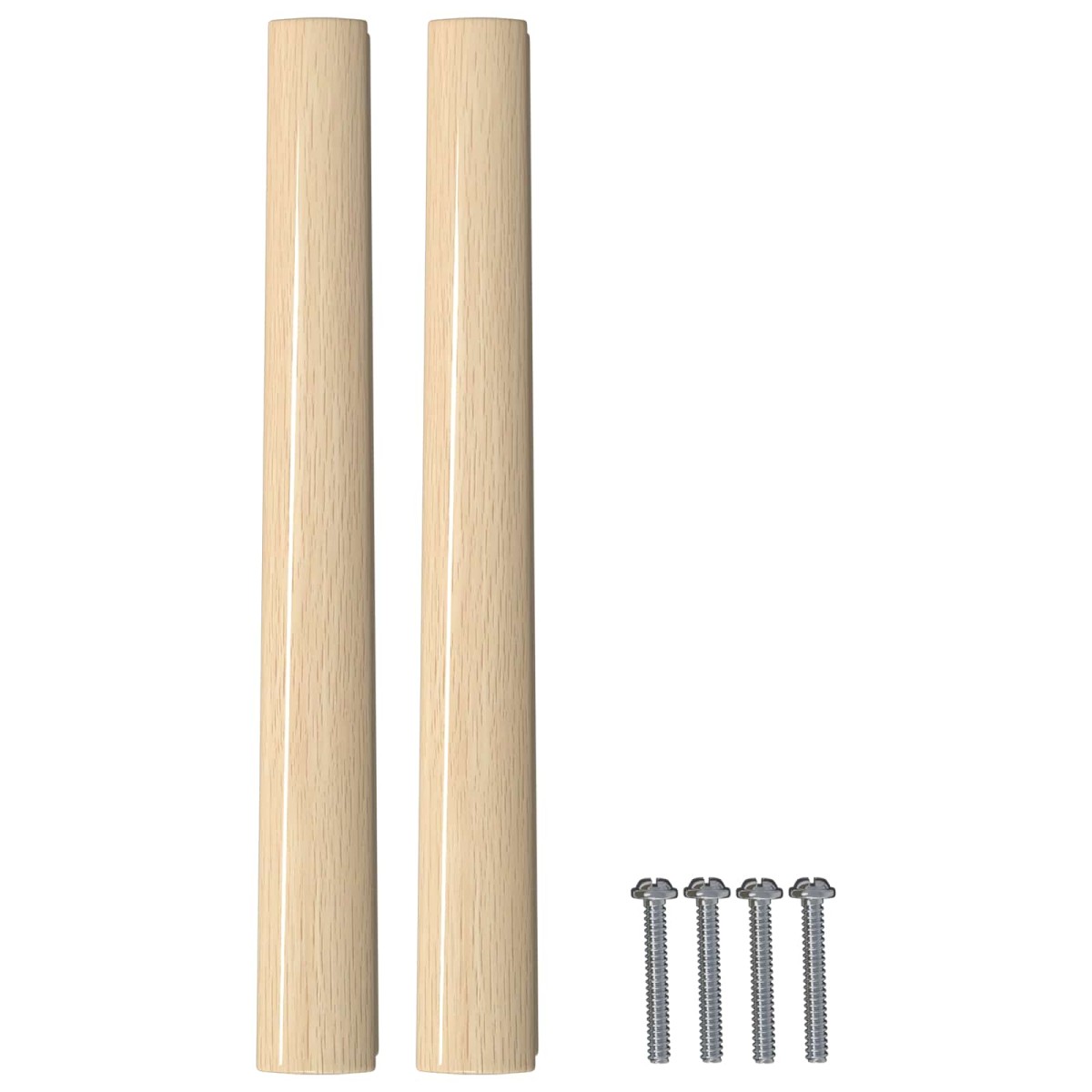 vidaXL Ευθεία Λαβή 587 τμχ. Φυσικό Χρώμα Ξύλου 130 x 25 x 30 mm