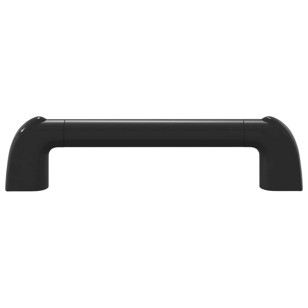 vidaXL Λαβή Μονόχρωμο 2 τμχ. Μαύρο 380 x 34 x 85 mm Αλουμίνιο και PP