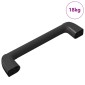 vidaXL Λαβή Μονόχρωμο 69 τμχ. Μαύρο 380 x 34 x 85 mm Αλουμίνιο και PP