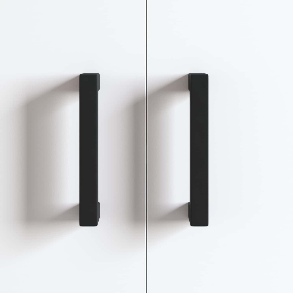 vidaXL Χειριστήριο Επίπλου 530 τμχ. Μαύρο 105 x 12 x 36 mm Σίδερο
