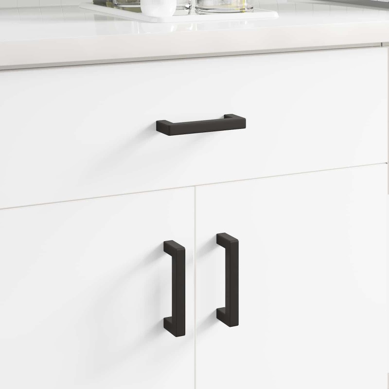vidaXL Χειριστήριο Επίπλου 530 τμχ. Μαύρο 105 x 12 x 36 mm Σίδερο