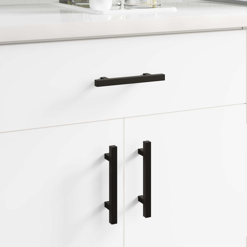vidaXL Χειριστήριο Ντουλάπας 420 τμχ. Μαύρο 150 x 12,3 x 35,2 χιλ