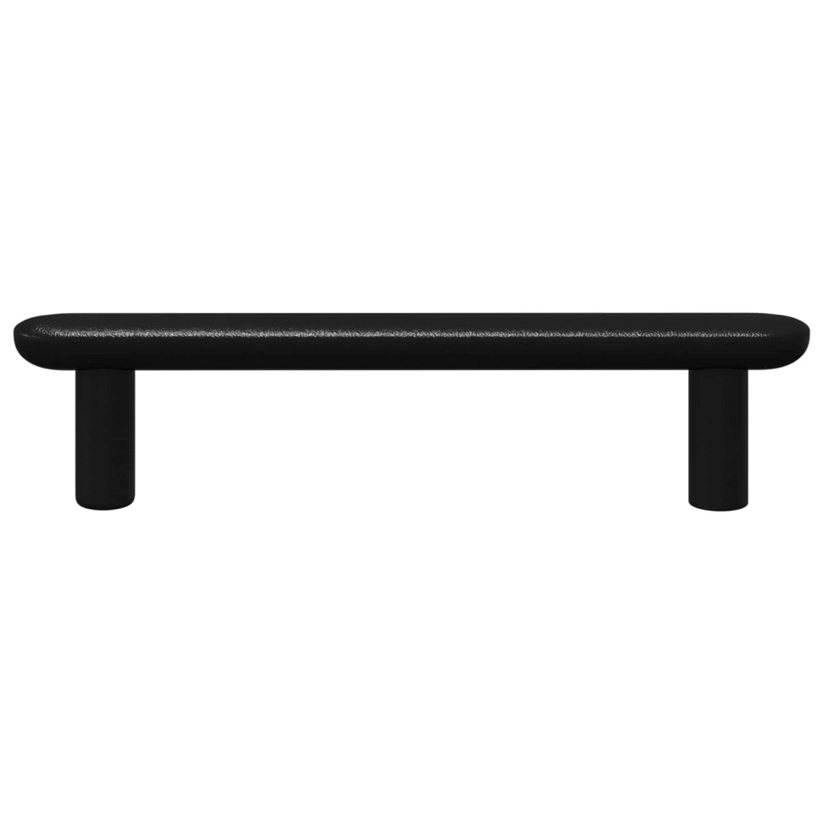 vidaXL Χειριστήριο Ντουλάπας 2 τμχ. Μαύρο 121 x 16.6 x 28.3 mm Σίδερο