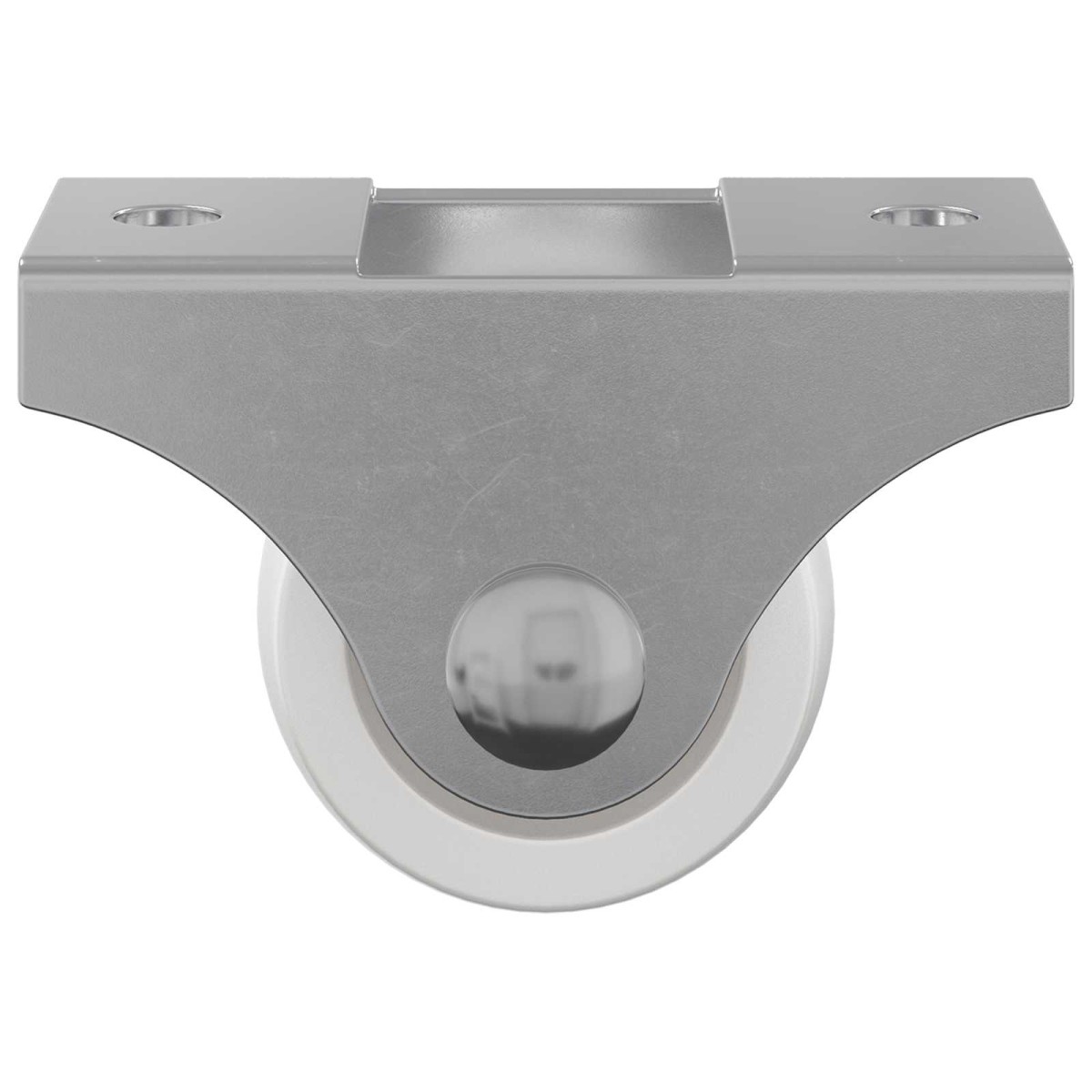 vidaXL Τροχίσκος 2 τμχ. Λευκό 42 x 11,5 x 29 mm Σίδερο