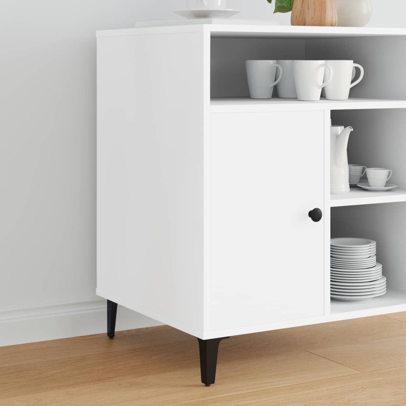 vidaXL Πόδια Επίπλων 2 τμχ. Μαύρο 54,1 x 54,1 x 100 mm Σίδερο