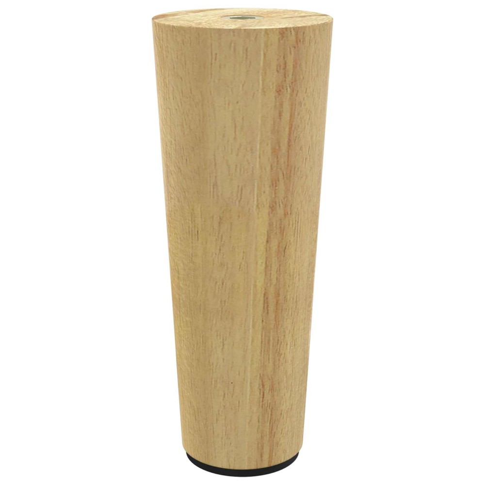 vidaXL Πόδια Επίπλων 2 τμχ. Καφέ Ø 44 x 100 mm Στερεό Ξύλο Ευκαλύπτου