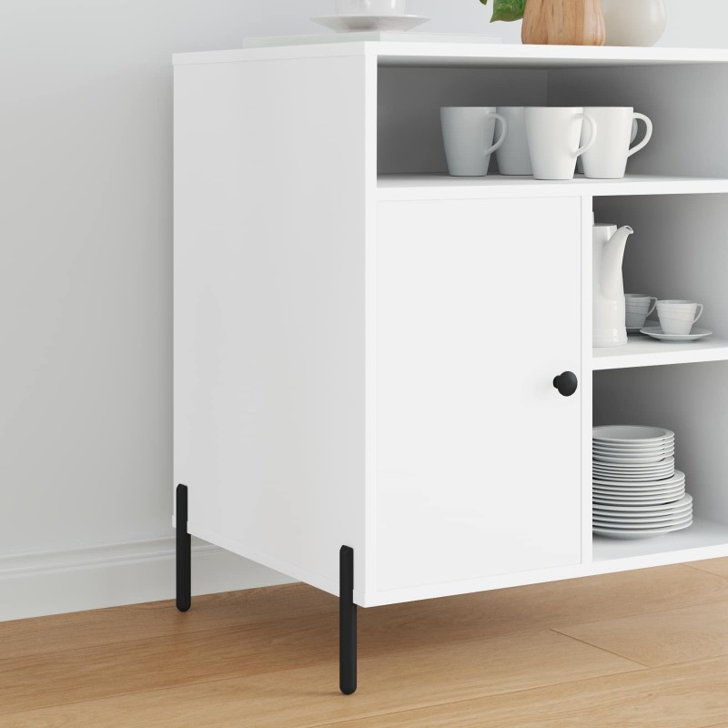 vidaXL Πόδια Επίπλων 12 τμχ. Μαύρο 66 x 36 x 160 χιλ. Σίδερο