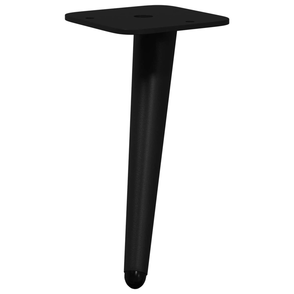 vidaXL Σταντ Πόδια 2 τμχ. Μαύρο 56 x 56 x 100 mm Σίδερο