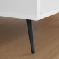 vidaXL Σταντ Πόδια 12 τμχ. Μαύρο 56 x 56 x 100 mm Σίδερο