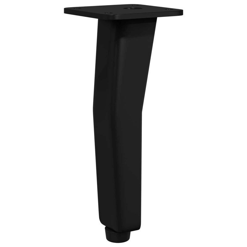 vidaXL Στηρίγματα 2 τμχ. Μαύρο 40 x 40 x 100 mm Σίδερο