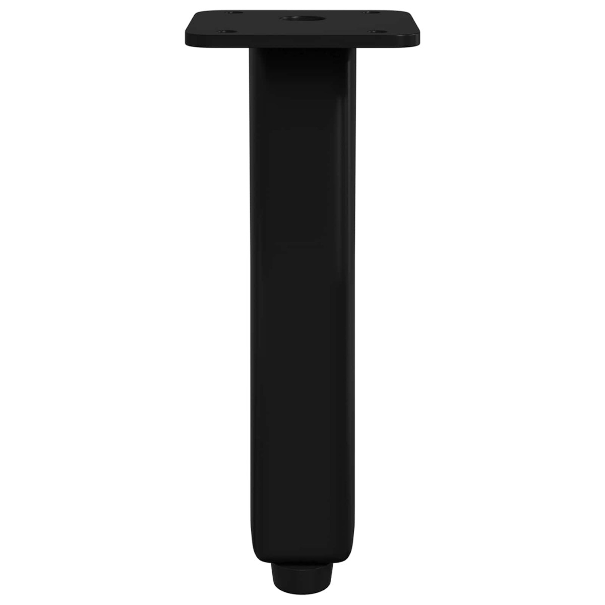 vidaXL Στηρίγματα 12 τμχ. Μαύρο 40 x 40 x 100 mm Σίδερο