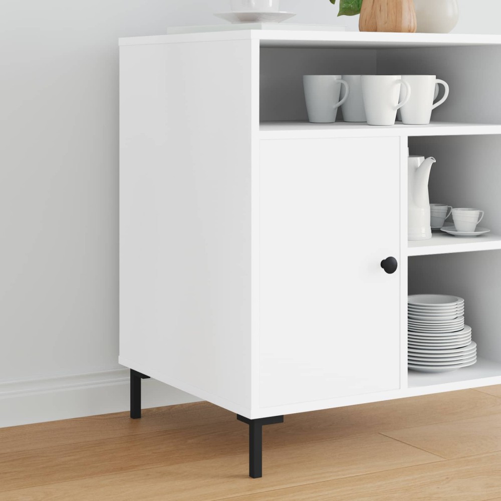 vidaXL Στηρίγματα 12 τμχ. Μαύρο 57 x 57 x 100 mm Σίδερο