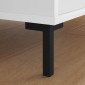vidaXL Στηρίγματα 12 τμχ. Μαύρο 57 x 57 x 100 mm Σίδερο