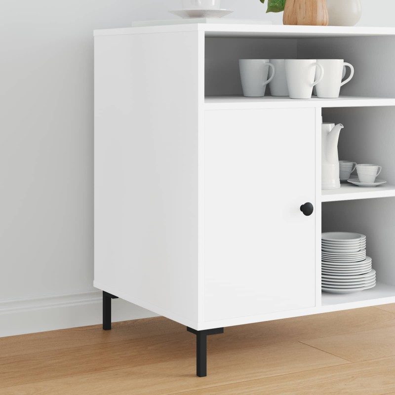 vidaXL Στηρίγματα 12 τμχ. Μαύρο 57 x 57 x 100 mm Σίδερο
