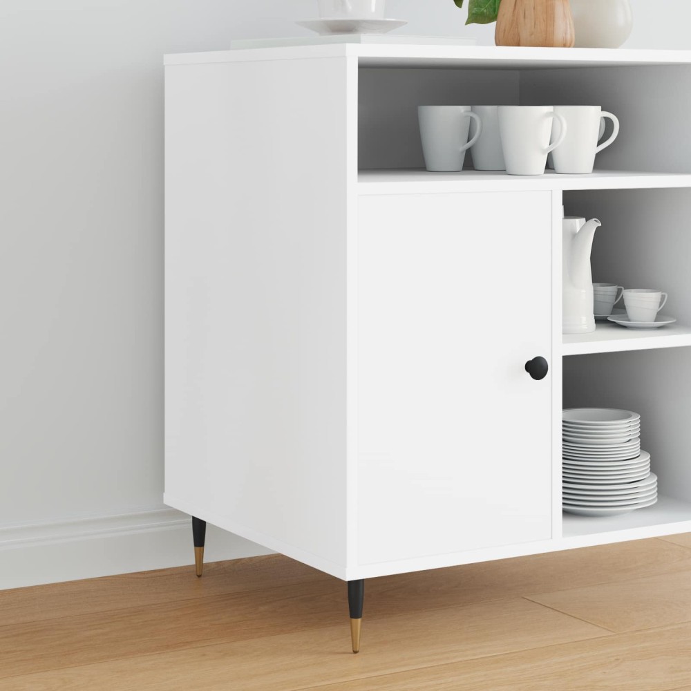 vidaXL Πόδια Επίπλων 12 τμχ. Μαύρο και Χρυσό Ø 40 x 98 mm Σίδερο