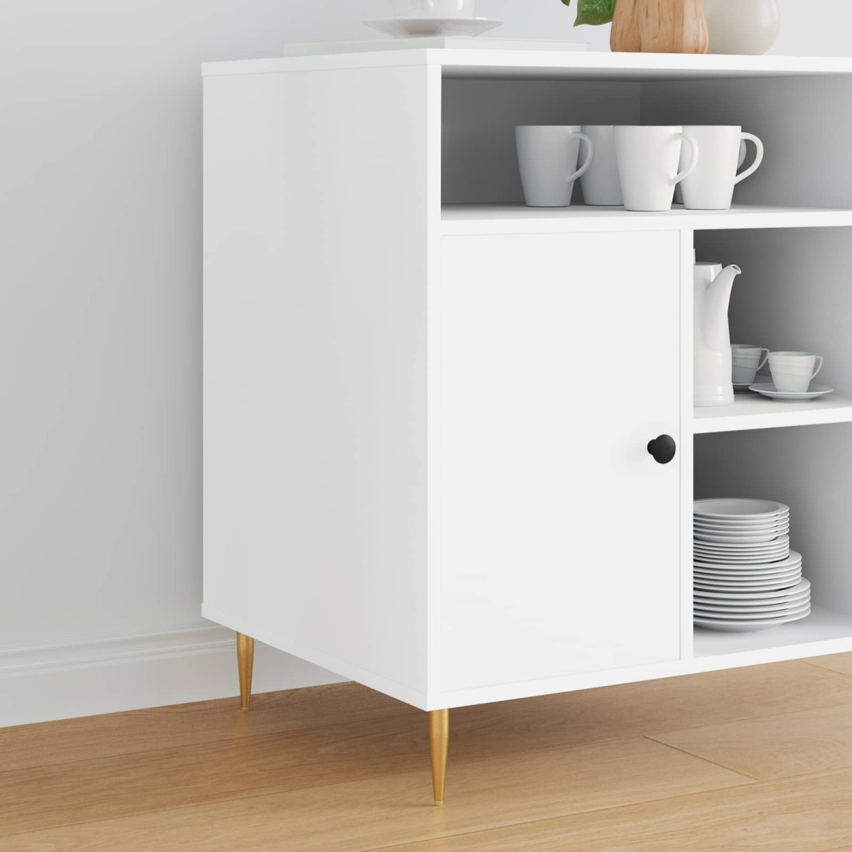 vidaXL Στηρίγματα 2 τμχ. Χρυσό 98 x 40 mm Σίδερο