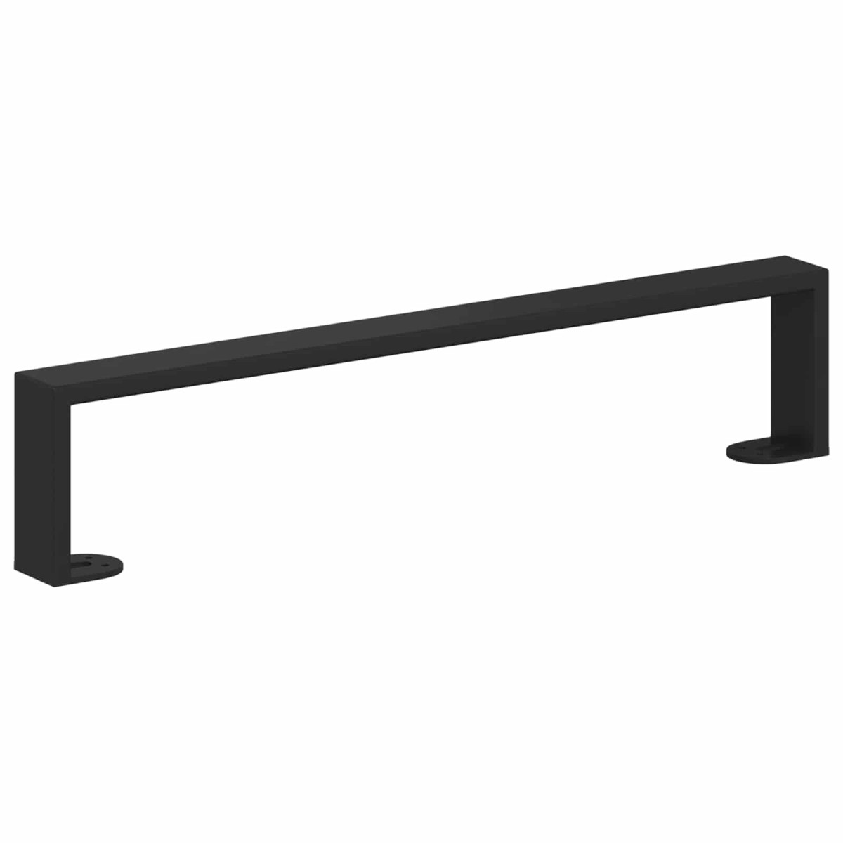 vidaXL Πόδια Επίπλων 12 τμχ. Μαύρο 481 x 40,5 x 100 χιλ Σίδερο