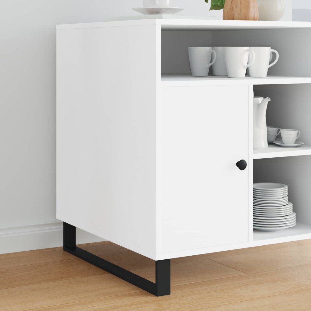 vidaXL Πόδια Επίπλων 12 τμχ. Μαύρο 596 x 40,5 x 100 χιλ Σίδερο