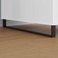 vidaXL Πόδια Επίπλων 12 τμχ. Μαύρο 796 x 40,5 x 100 χιλ Σίδερο